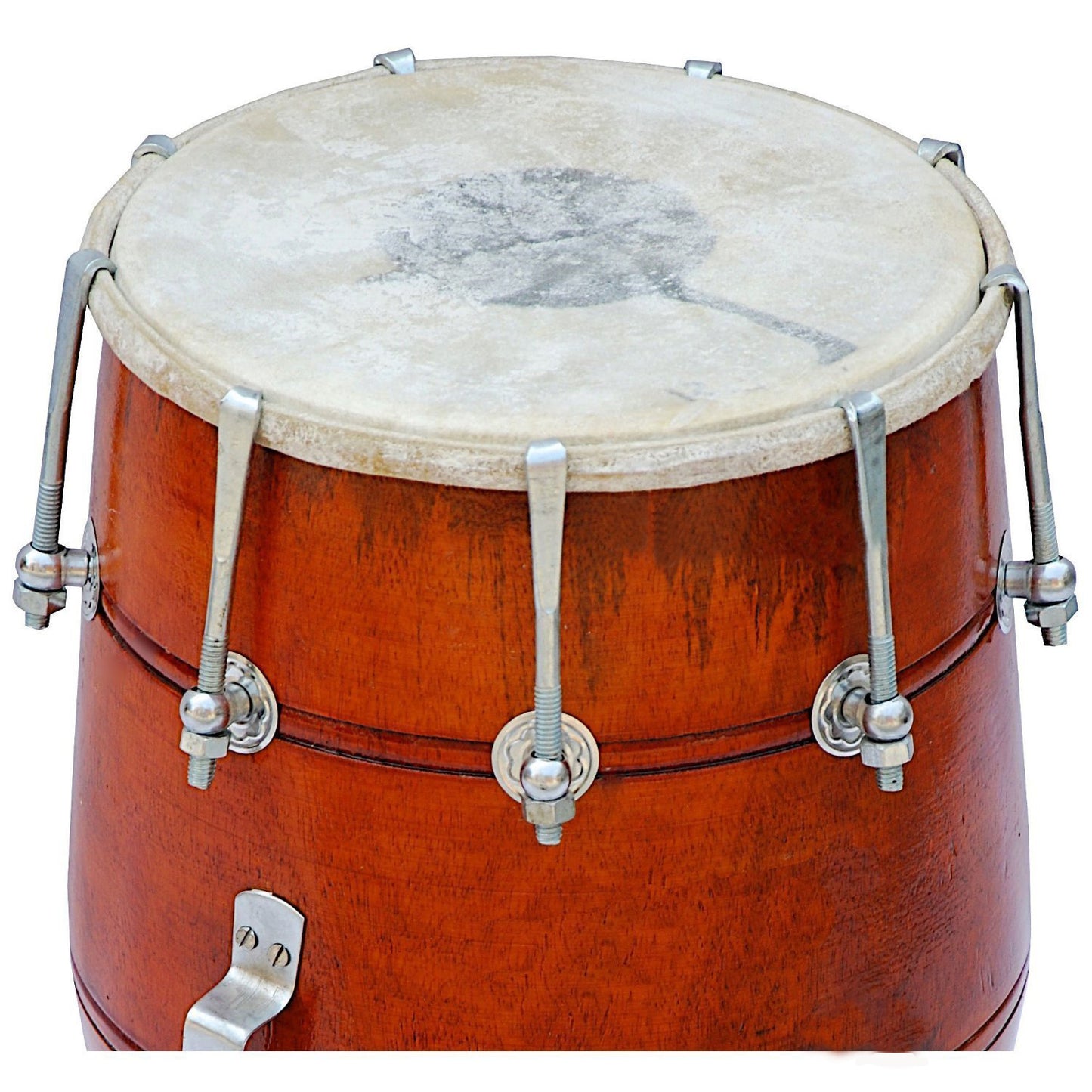 Binas 16-Inches Mango wood Dhol dholki With nuts Tuning Spanner + Carrey Bag Musical instrument Folk New dholak drum dhol