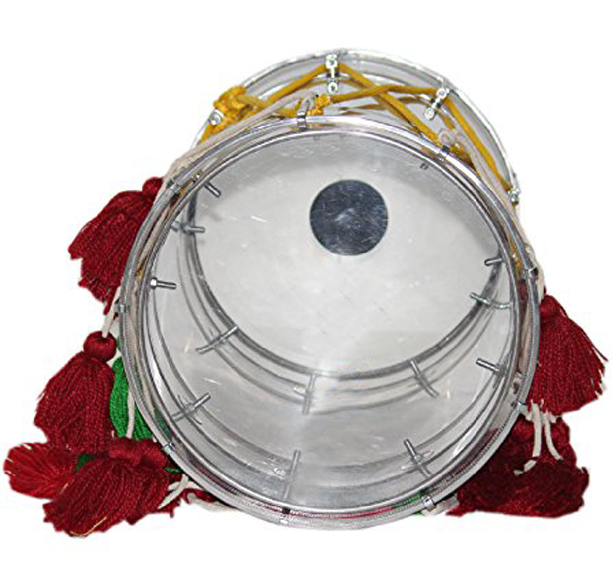 Binas Professional 24-Inches Punjabi Steel Dhol dholki With nuts Tuning Spanner + Carrey Bag Musical instrument Folk New dholak drum dhol drum