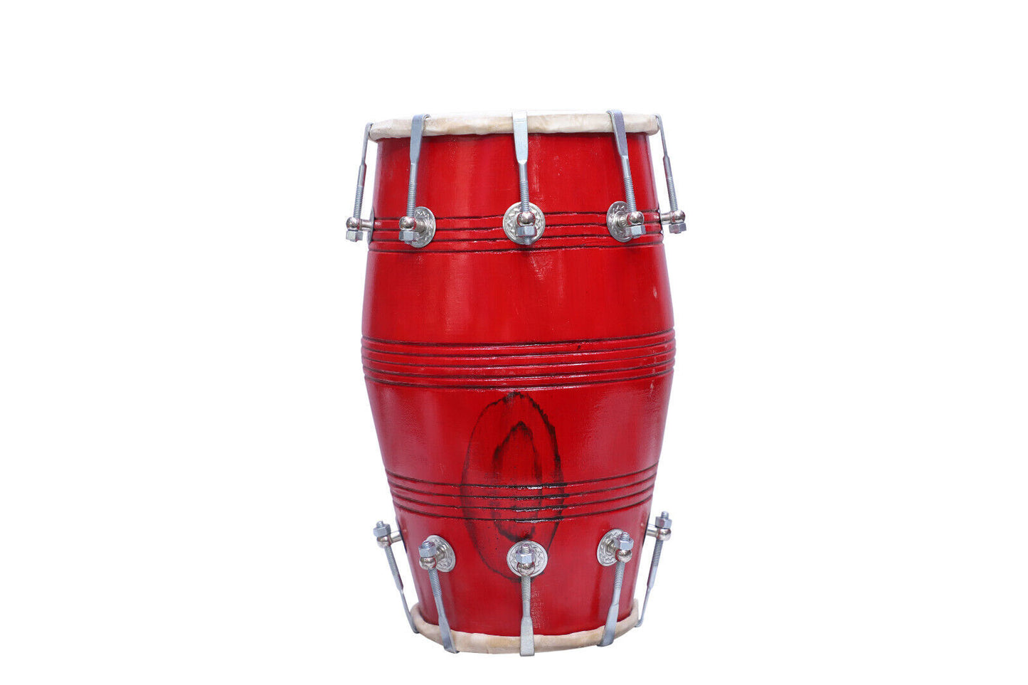 Binas 16-Inches Mango wood Dhol dholki With nuts Tuning Spanner + Carrey Bag Musical instrument Folk New dholak drum dhol