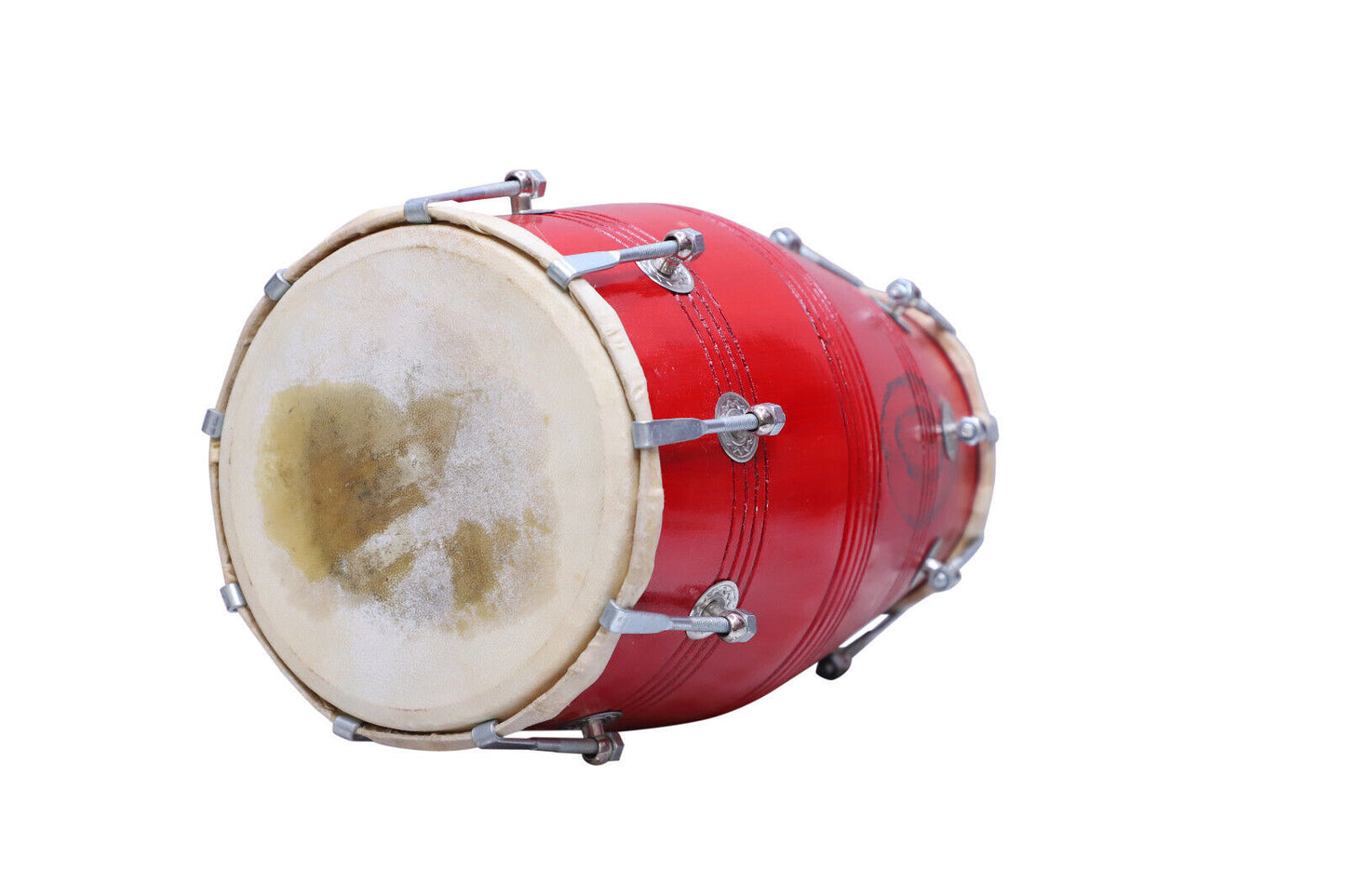 Binas 16-Inches Mango wood Dhol dholki With nuts Tuning Spanner + Carrey Bag Musical instrument Folk New dholak drum dhol