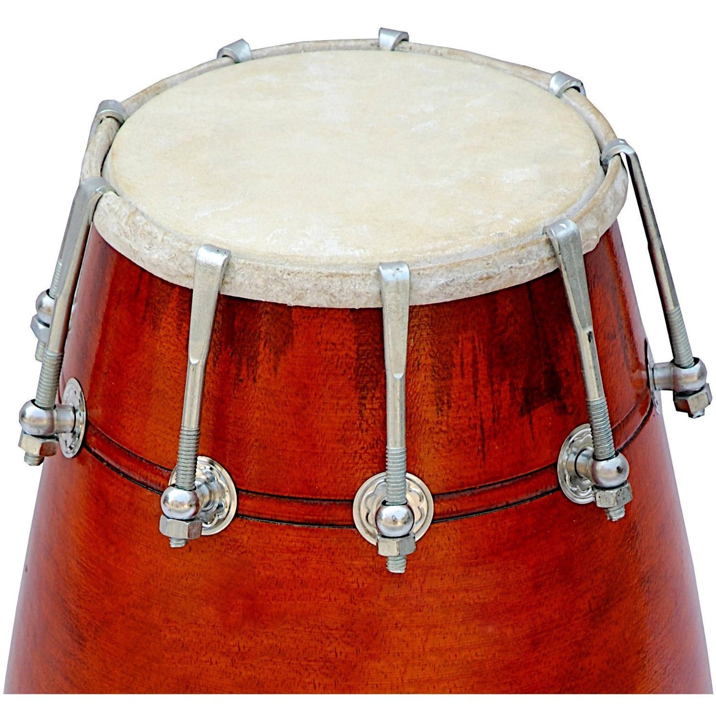Binas 16-Inches Mango wood Dhol dholki With nuts Tuning Spanner + Carrey Bag Musical instrument Folk New dholak drum dhol