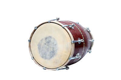 Binas dholak drum Musical instruments Folk New mango wood Hand drums 16 Inches nut bolt Dholak Dhol dholki + Carrey Bag