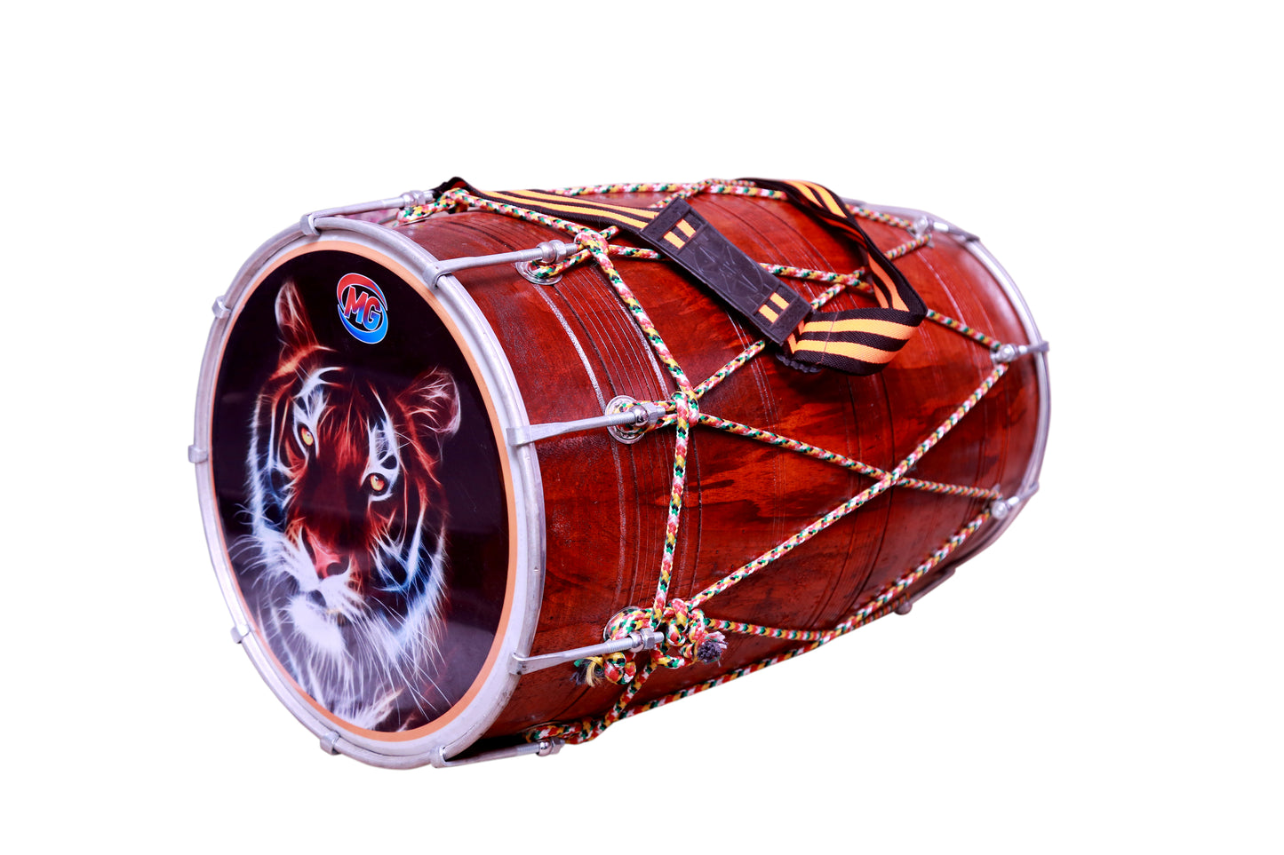 Binas Professional 24-Inches Punjabi Dhol dholki With nuts Tuning Spanner + Carrey Bag Musical instrument Folk New dholak drum dhol drum