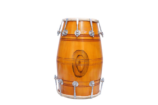 Binas 16-Inches Mango wood Dhol dholki With nuts Tuning Spanner + Carrey Bag Musical instrument Folk New dholak drum dhol