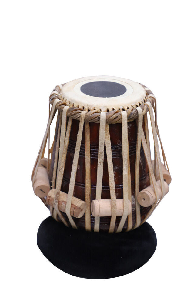Binas Wood TB-0100 Hand Made Tabla drum Set Silver Color - A Musical Instrument.